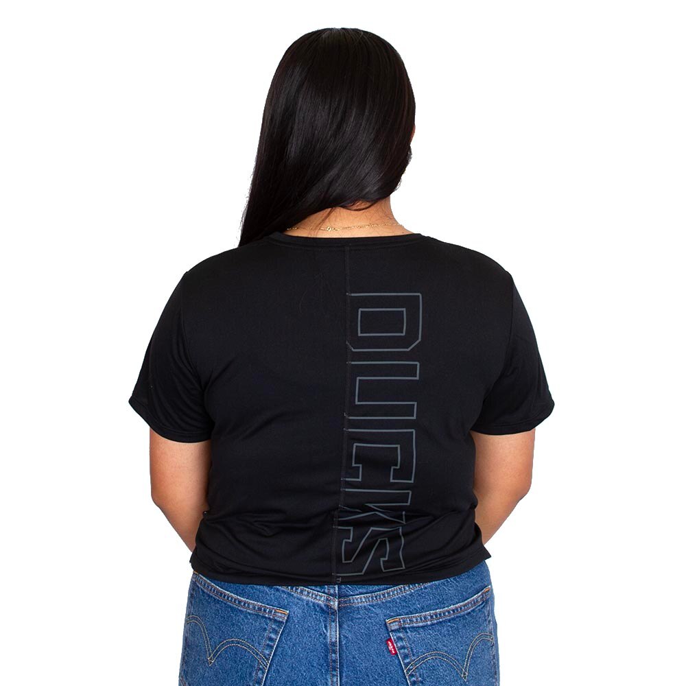Classic Oregon O, Nike, Black, Crop Top, Performance/Dri-FIT, Women, T-Shirt, 795254